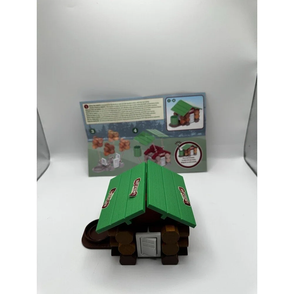 Lincoln Logs Mini Classics Mini Home Building Set 00779 - 25 Pieces INCOMPLETE